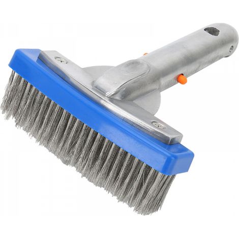 Ineasicer Brosse en acier inoxydable de 5,5 pouces pour le nettoyage des sols et des parois des bassins de natation (1/5)