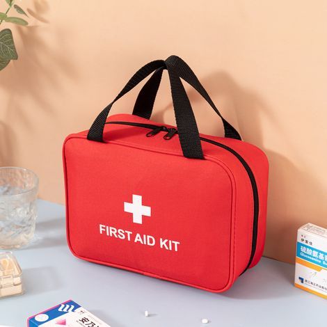 Kompaktes Erste-Hilfe-Set für Traumata – Notfallset für Zuhause, Auto, Reisen oder Camping – Medikamentenorganizer (1/5)