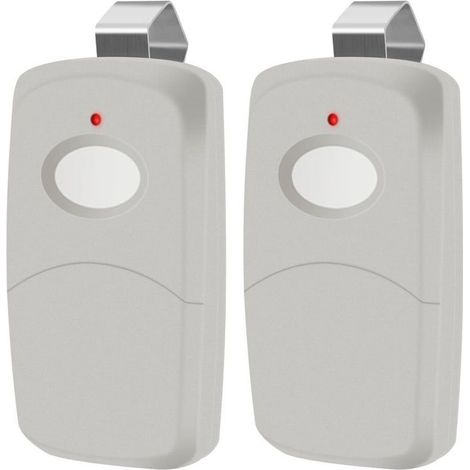 2 Replace 3089 Linear Multi-Code Garage Door Remote Control Transmitter, 308911, MCS308911, 10 Dial Switch 300 MHz, Gray (1/3)