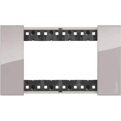 Abdeckrahmen Bticino Living Now 4 Module farbe Aura KA4804DM