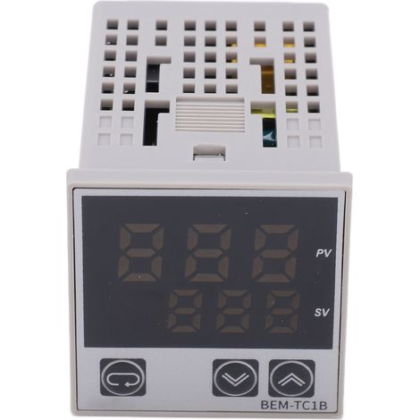 Thermostat numérique PID avec interrupteur d'alarme pour moteurs d'appareils 100-240 V CA (BEMTC1B14V) (1/5)