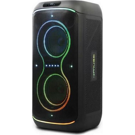 Enceinte Party Box Hi-Power M-1930 DJ – Bluetooth 5.3 – Éclairage LED multicolore – Fonction de couplage stéréo – Radio FM PLL – Muse