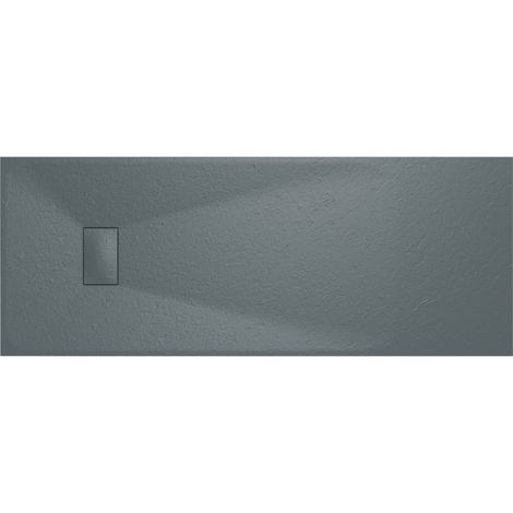 Aquariss SMC Slate Effect Shower Enclosure Tray Base 70cm Wide and Length 180cm Anthracite