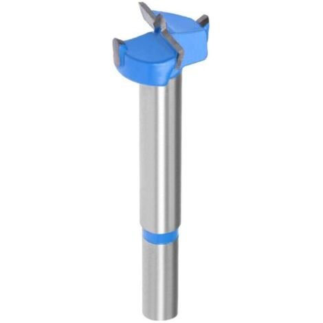 Forstner Forets 21 mm, ouvre-tarière en carbure de tungstène pour scie cloche à bois, perçage de trous de charnière pour le travail du bois (bleu, gris) (1/4)