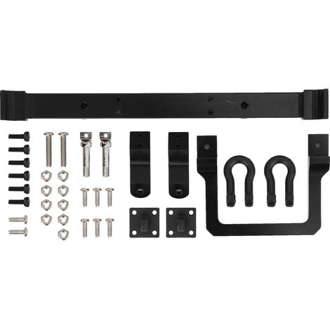 Pare-chocs avant avec boucle RC, accessoire compatible avec MN90/ MN90K/ MN91/ MN91K/ MN45/ MN45K/ MN96/ MN99/ MN99S/ MN40 (Noir) (1/5)
