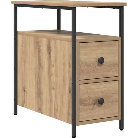 Maison Exclusive - Nachttisch Artisan-Eiche 30 x 60 x 60 cm Holzw