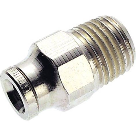 IMI NORGREN Raccord droit 101250428 Filetage extérieur: R1/4 Ø de tuyau: 4 mm 1 pc(s) S67337