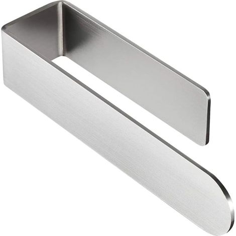 1 Porte-Serviettes Acier Inoxydable Adhésif 3M Sans Perçage Pour Salle De Bain Surface Lisse (1/5)