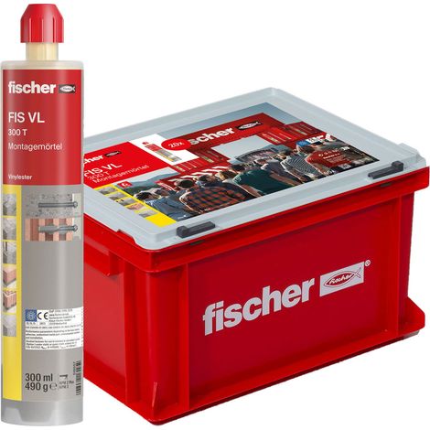 Fischer  mallette  d'artisan  mortier  de  montage  FIS  VL  300  T  -  553657 (1/4)