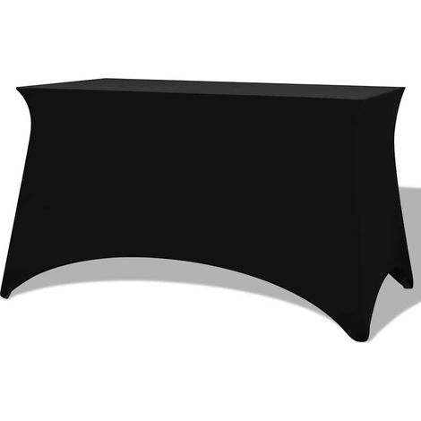 vidaXL Fodere Elasticizzate per Tavolo 2 pezzi 120x60,5x74 cm (1/5)
