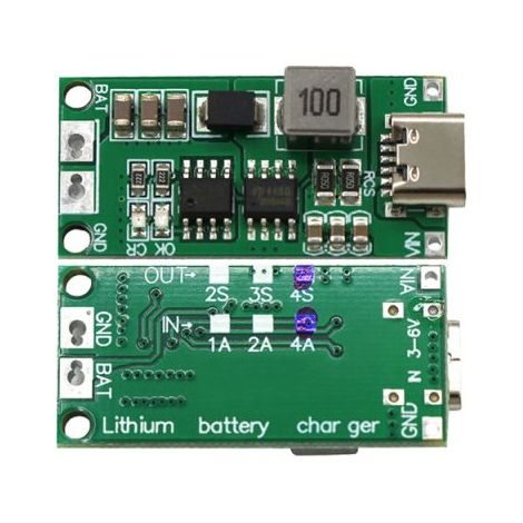 4S Typ-C auf 16,8V LiPo-Polymer-Akkuladegerät mit Überspannungsschutz (1/5)