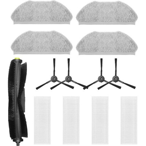Repuestos, accesorios, cepillos laterales principales, filtros y mopas para 360 S10 / X100 / X100 Max