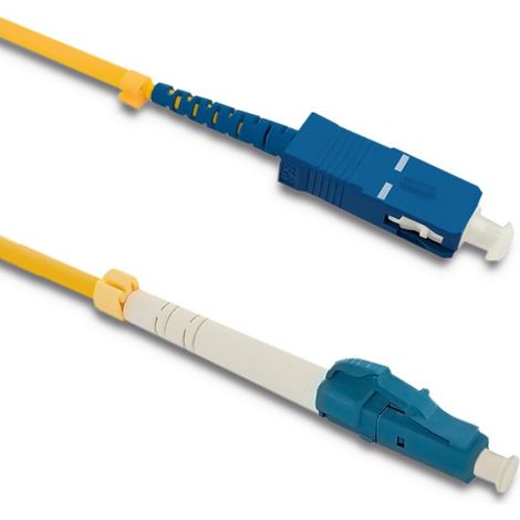 Cavo patch in fibra ottica Qoltec LC/UPC - SC/UPC Monomodale 9/125 G652D Simplex 3 m (1/3)