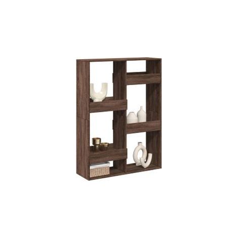 Cloison de séparation chêne marron 100x33x135 bois ingénierie (1/5)