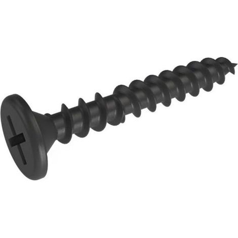 Vis Habito 25 mm pour fixation plaques de plâtre Placo - Lot de 250 unités, vis à cloison sèche à tête fraisée, idéales pour montage sur rails et ossatures métalliques. (1/4)