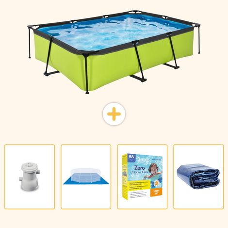 Exit-toys Piscine Exit Rectangulaire - 300x200x65 cm - 5-pièces S245 (1/5)