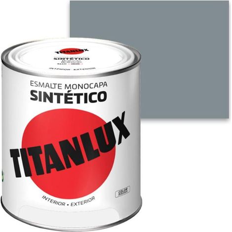 ESMALTE GRIS ACERO TITANLUX 750ml 503 (1/3)
