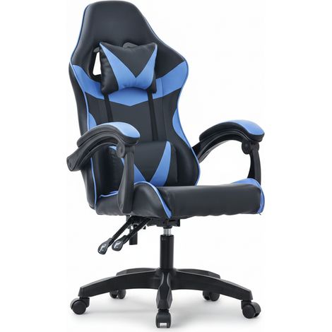 sedia ufficio  Ergonomica Regolabile sedia da scrivania girevole blu