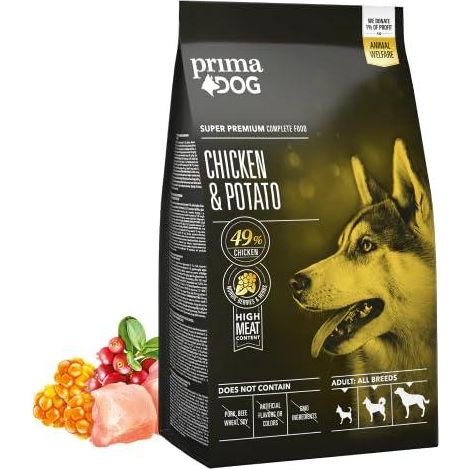 Prima Crocchette per Cani 10 kg Senza Grano (1/3)
