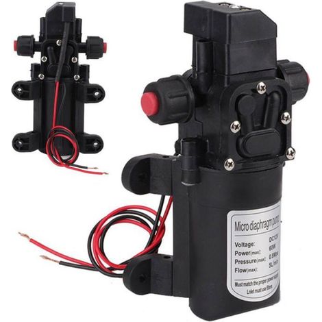 Pompe A Eau - Diaphragme - DC 12V - 5 L/Min - 116 PSI - Automatique Avec Pressostat - Pour Bateau Caravane Camping-Car - 1 Pièce (1/4)