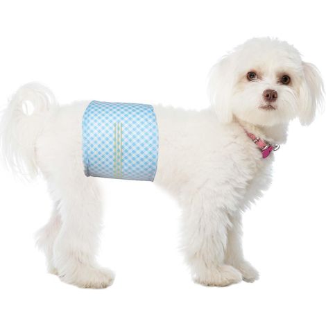 Lot de 20 Couches jetables pour Chien mâle, Taille S, Couches Douces pour Chiens mâles, Super Absorbantes et Anti-fuites avec Indicateur d'humidité (1/5)