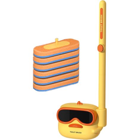 Brosse WC murale avec crochet, rangement hygiénique et pratique (1/5)