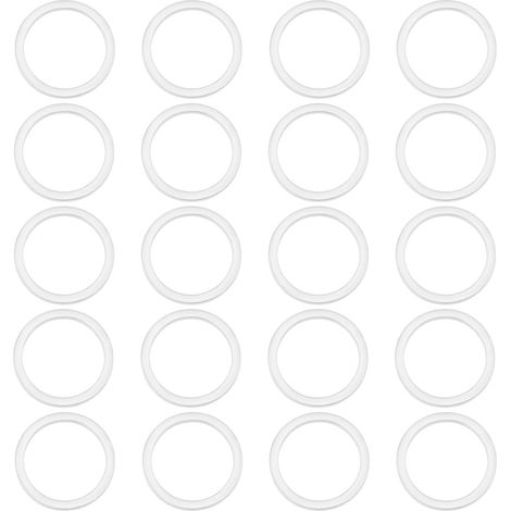 20 Lot Joints Bouchon de Vidange Huile en Aluminium Rondelle écrasement Bouchon Vidange Huile 16x20x1,5mm Joints de Bouchon de Vidange pour Carter Huile Compatible avec (1/5)