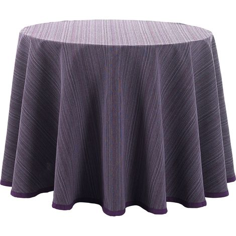 Nappe pour Table Ronde de 100 Lilas (1/5)