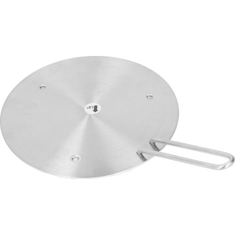 Hitzeverteiler aus Edelstahl für Induktionskochfelder mit Griff, 19,5 cm / 7,68 Zoll (1/5)