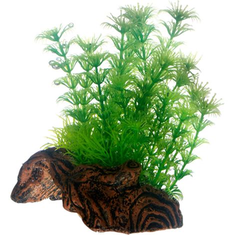 Hobby Flora Root 3 - S, 17 cm - Kunststoffpflanze für Aquarien