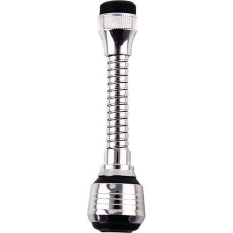 [NON UTILIZZATO] Tubo flessibile in ottone prodotto in Italia Soffione doccia con aeratore cromato nero Rubinetti con aeratore per cucina Rubinetti per cucina