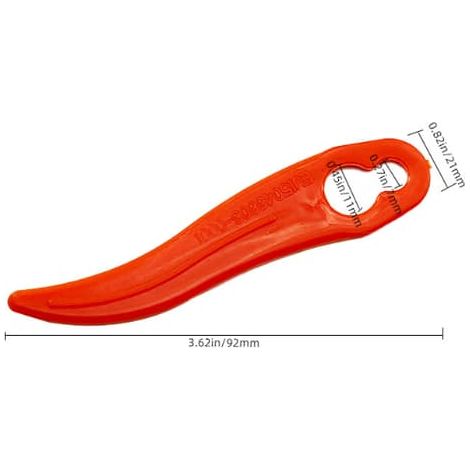 Lot de 50 lames de coupe-bordures Bosch incurvées neuves pour modèles Bosch Durablade Art 23-18 LI et Art 26-18 LI (L92) (1/3)