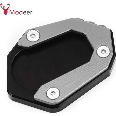 (GRIS SANS LOGO) Compatible avec BMW F850GS F 850 ​​GS F750GS F850 GS F 750 GS 2018-2022 Accessoires moto Béquille latérale Extension de béquille Repose-pied maxpower (1/4)