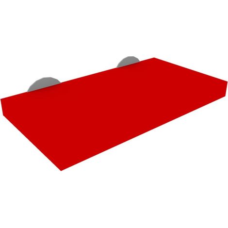 Mensola a parete di design - 45x24 cm - 16 Colori - Rosso