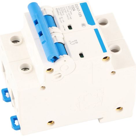 Disjoncteur différentiel miniature DZ47-125 2P 400V 80/100/125A (100A) (1/5)