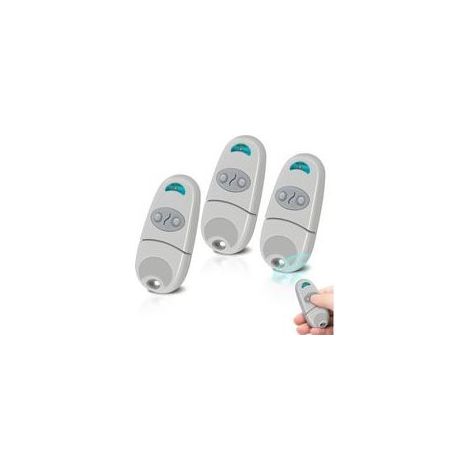 3-teiliges Torfernbedienungsset, 433,92 MHz Garagentorfernbedienung, C@me Fernbedienung kompatibel mit 433,92 MHz EV-, NA- und EE-Fernbedienungen, 2 Kanäle (1/5)