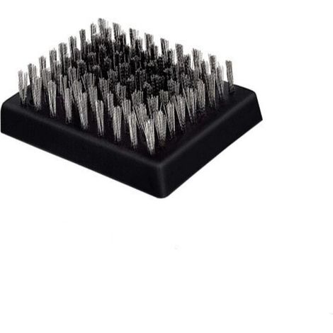 Lot de 2 têtes de rechange pour accessoires de gril, sans poils, têtes remplaçables pour brosse et grattoir, recharge de nettoyant pour barbecue, choix de gril, 8,3 x 6,2 cm