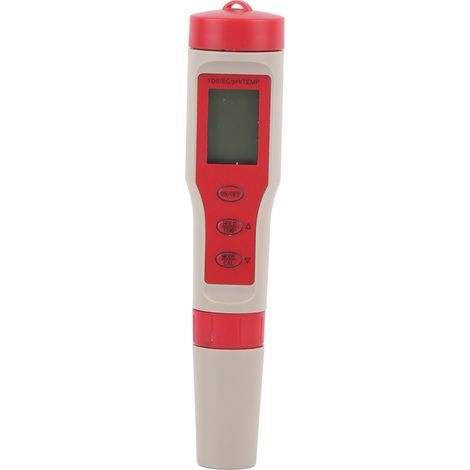 Medidor de agua digital portátil ManoMeter PRO 4 en 1: mide TDS, pH, EC y temperatura para acuarios, jardines y laboratorios. Fabricado en ABS, 18 cm, con una duración de batería de 5 minutos. (1/5)