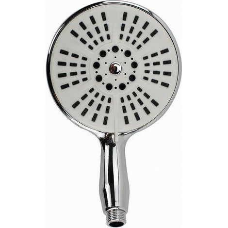 Trade Shop - Große Runde Dusche Dusche 15 x 23 cm Multi-High-Hand-Dusche Modernes Badezimmer 59266 - (1/2)