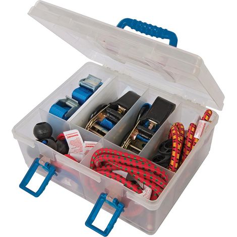 Set di cinghie a tenuta ed elastiche 16 p.zi con custodia resistente silverline (1/2)