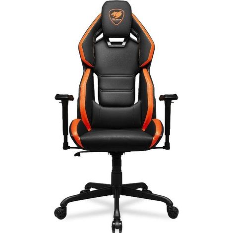 Cougar HOTROD silla gaming negra y naranja ergonómica