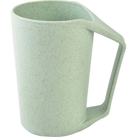 Gobelet - Paille De Blé - Biodégradable - 350 ml - Pour Café Eau Thé - Empilable - Lot De 6 (1/5)