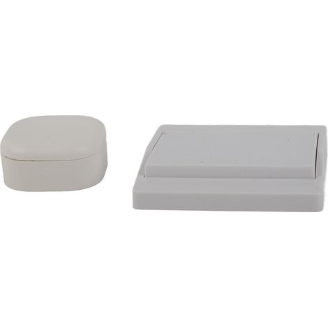 Interrupteur Lumière Sans Fil Autonome, Télécommande Étanche avec Récepteur, Compatible 110‑250V Large Tension