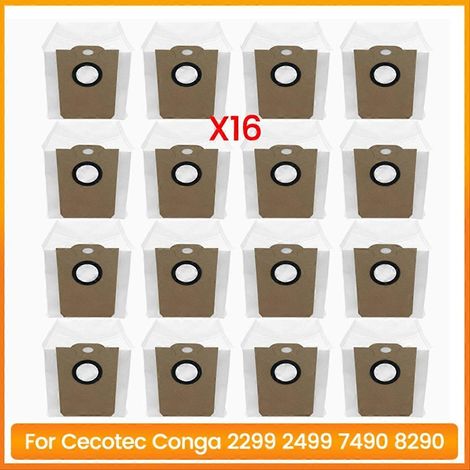 Ensemble de 16 sacs à poussière pour aspirateur Cecotec Conga 2299, 2499, 7490 et 8290 - Accessoires pour aspirateur R (1/5)