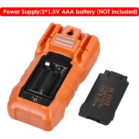 Mini multimètre intelligent 6000 points True RMS Compteur universel Format de poche Compact LCD 2 pouces Voltmètre numérique multi-adsorption magnétique Ohmmètre CATII 600V NCV ACV DCV (1/5)
