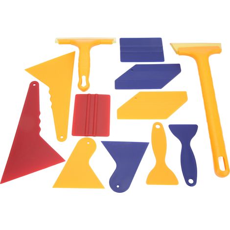 Kit 12 pièces Outils de pose film teinté vitre auto Raclette bord finition Décalcomanie (1/5)