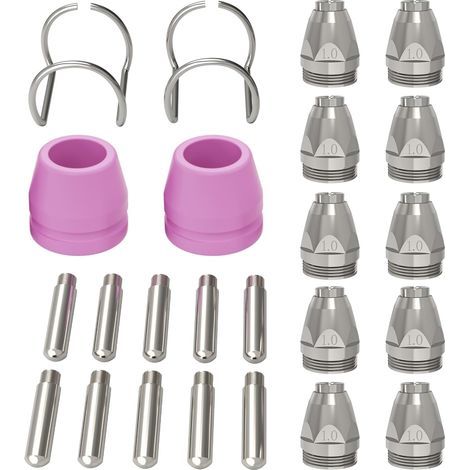 AG-60 Plasma Cutter Torch Consumables, .040'' SG-55 AG-60 WSD-60 Plasma Cutter Accessoires pour ARCCAPTAIN CUT55/CUT55PRO, 24 pièces (1/5)