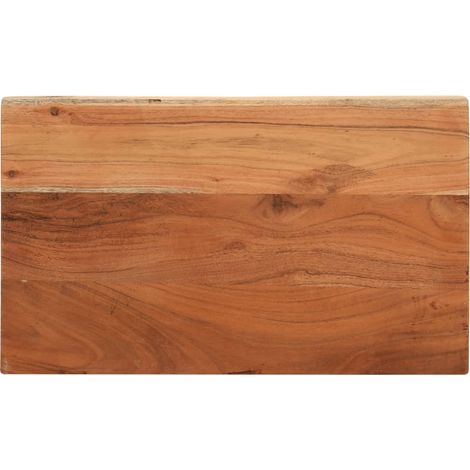 Tischplatte 60x40x2,5 cm Rechteckig Massivholz Akazie