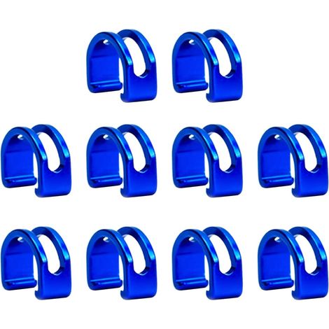 Convient pour les colliers de serrage de cadre de vélo en alliage faciles à utiliser (lot de 10) et les colliers de serrage de câble de frein de VTT. (1/5)