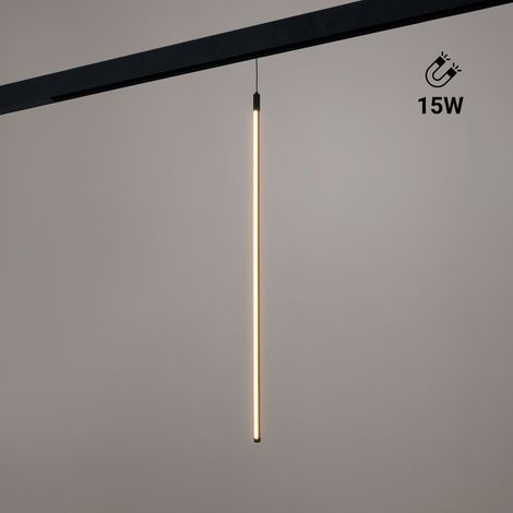 Lámpara Colgante LED Vertical Para Carril Magnético - 48V - 15W - Blanco Cálido